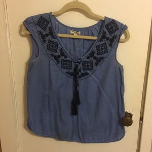 Blue banana republic tank